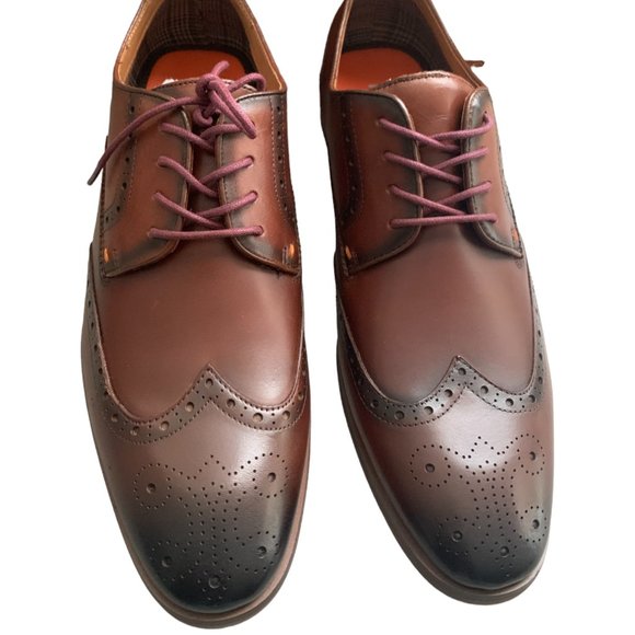 TALLIA Vitale Leather Wingtip Derby size: 9.5M - Picture 3 of 10